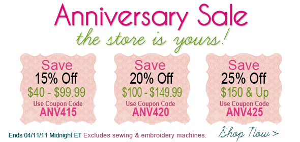 Anniversary Sale