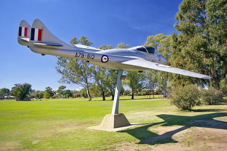 de Havilland Vampire T35 (A79-612) in Wagga Wagga, New South Wales, Australia