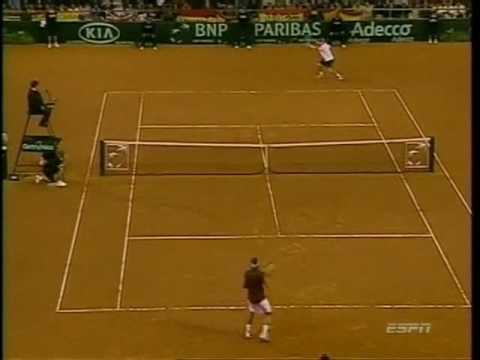 Davis cup final 2004 Andy Roddick v Rafael Nadal (1/2)