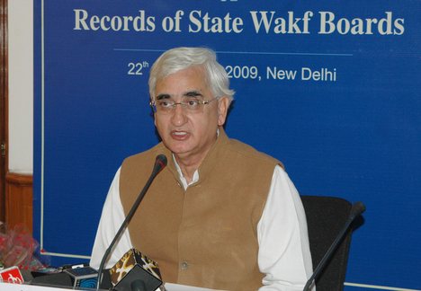 The Minister of State (Independent Charge) of Corporate Affairs and Minority Affairs, Shri Salman Khurshid .