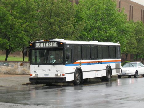 Local bus transit in the city of Poughkeepsie.