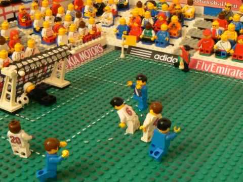 USA vs England in Lego