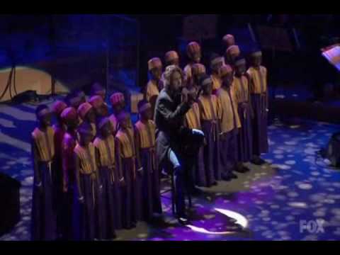 AI Josh Groban children choir frm Africa - You Raise Me Up