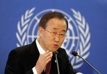 The United Nations Secretary General Ban Ki-moon