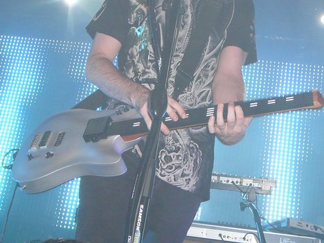 Starr Labs' Ztar, played by Rob Swire during a Pendulum concert