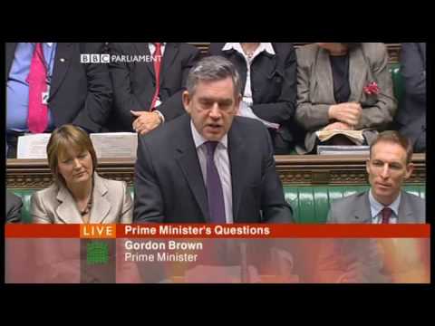 Prime Minister's Questions 10/12/08 (silly highlights)