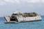 A Landing Craft Utility (LCU) arrives just offshore to unload supplies and equipment in support of exercise Balikatan 2004.