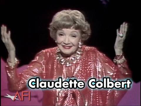 Claudette Colbert Salutes Frank Capra at the AFI Life Achievement Award