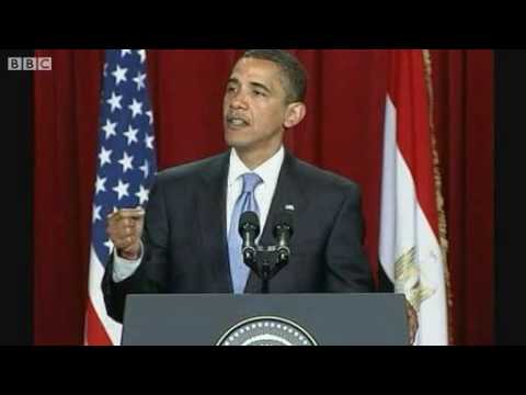 US President Barack Obama Middle East speech in Cairo. Full length. Part 4 of 6.