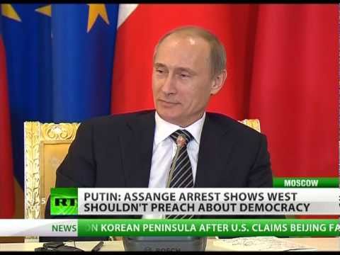 Pot should not call kettle black - Putin on Assange & Democracy