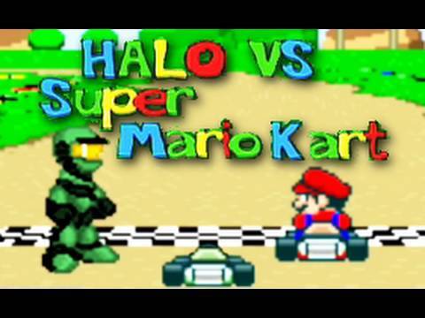 Halo vs. Super Mario Kart (Machinima)