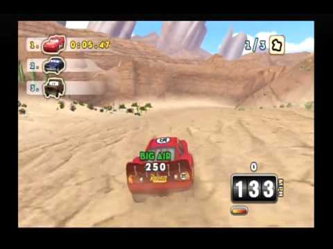 Cars: Mater-National Championship Walkthrough Part 1 (Wii)