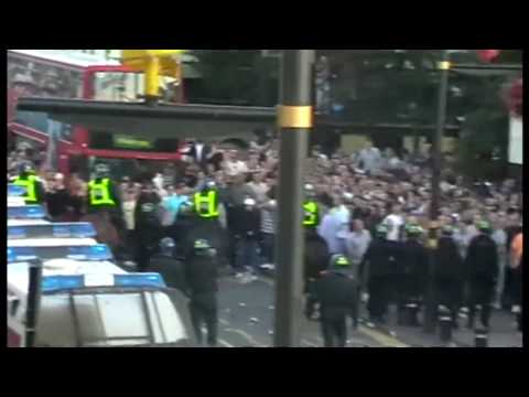 Riots outside Upton Park