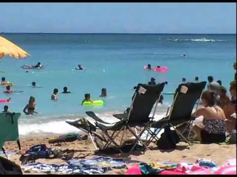 Waikiki beach Honolulu Hawaii 2007