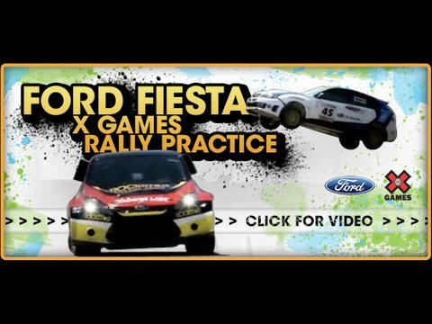 2009 Ford Fiesta X Games Rally Car Practice