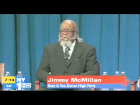 The Rent Is Too Damn High Party's Jimmy McMillan at the NY Governor Debate