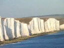 SEVEN SISTERS CLIFFS FROM SEAFORD HEAD,E.SUSSEX. UK