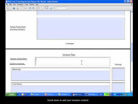 Interactive Session Plan Form