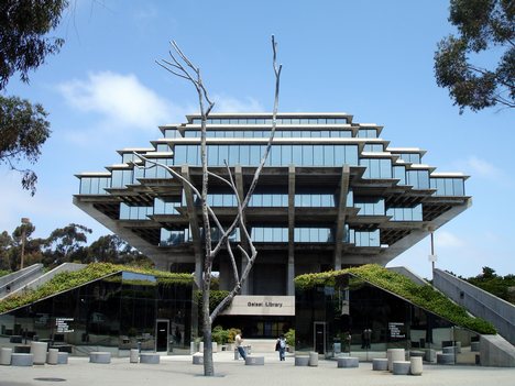 Jump to: navigation, search UCSD's distinctive Gisele Library, named for Theodor Seuss Gisele (