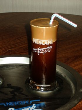 Frappé coffee