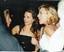 Kristin Davis, Kim Cattrall at the HBO party after the 1999 Emmy Awards