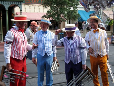 The Dapper Dans at the Magic Kingdom