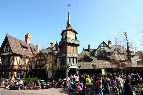 The exterior of the ride at Disneyland