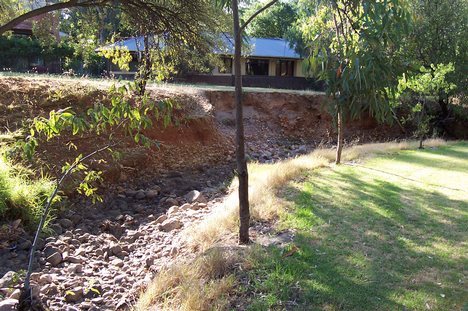 First creek running through the park