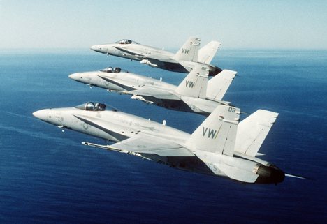 F/A-18 Hornets of VMFA-314, 