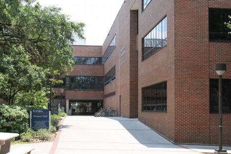 Weimer Hall, home of the College of Journalism and Communications