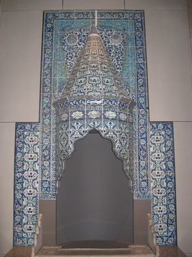 Tilework Chimneypiece, Turkey, probably Istanbul Dated 1731