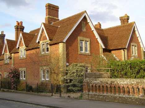 Buccleuch Cottages, typical of the architectural style in Beaulieu village