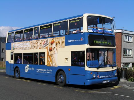 Dennis Trident 2 (marketed as Dennis Trident, but once known as TransBus Trident 2/TransBus Trident) is a 2-axle low-floor double-decker bus chassis originally built by Dennis in the United Kingdom, which was unveiled in 1997 and replaced the Dennis Arrow. It was built by TransBus after Dennis was incorporated into the group in 2001 (the Dennis brand name was once dropped). From 2004, it was built by Alexander Dennis.