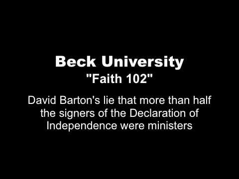 David Barton's lie that more than half the signers of the Declaration of Independence were ministers