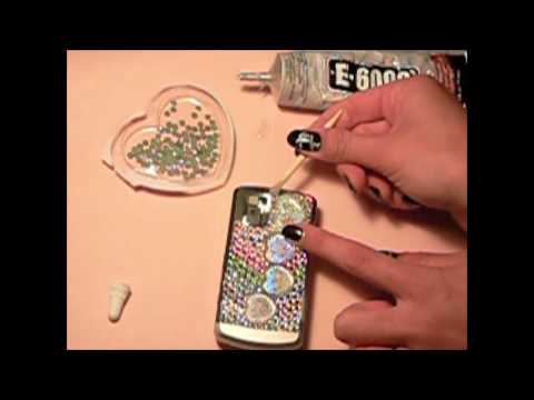 How I Fix My Cell Phone Rhinestones + Make A Cell Phone Charm