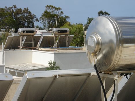 Solar panels (2), Santorini