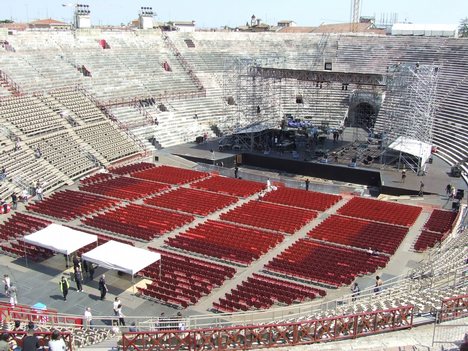 Inside the Verona Arena,ITALIAN