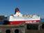 MS Marsiella, world's largest cruise ferry 1985-1989, at Kustaanmiekka strait, Helsinki. In 1985 a new leaf was turned in Viking Line's history when SF Line's brand-new MS Marsiella, at the time the largest ferry in the world, replaced MS Viking Song on Helsinki—Stockholm service, breaking Sally's monopoly on the route.