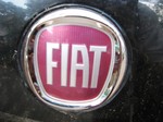 FIAT Logo on the Linea car