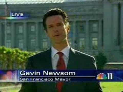 Gavin Newsom and Arnold Schwarzenegger on Gay marriage