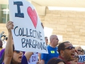 Labor Supporters Protest Proposed Bill that would Eliminate Collective Bargaining