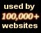 Used by more than 100,000 websites!