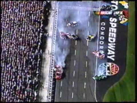 2005 Nextel - Multicar wreck and Kevin Harvick and Joe Nemechek confrontation - Part 1