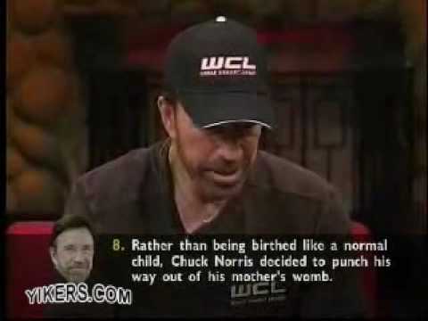 Chuck Norris facts read by Chuck Norris