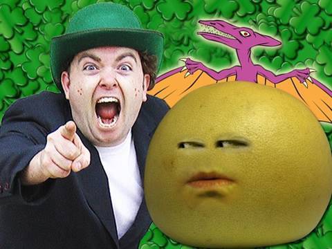 Liam The Leprechaun - Liam Vs. Grapefruit! (Characters From The Annoying Orange!)