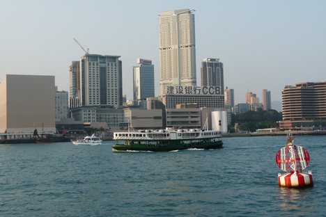 The Kowloon waterfront at Tsim Sha Tsui.