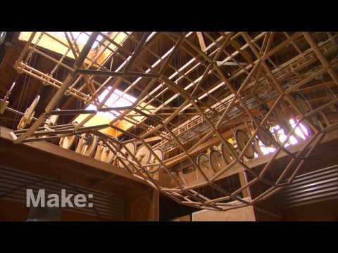 Maker Profile - Kinetic Wave Sculptures on MAKE: television