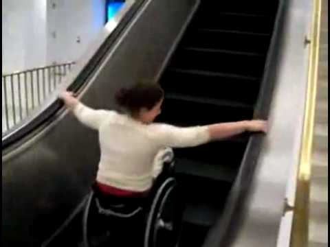 Wheelchair Vs. Escalator