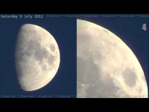 7 UFOs near Moon July 9th 2011 [HD] Way to Big for just 'Moon Orbs' OVNI 飞碟НЛО eXoPolitcs