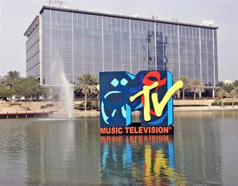 View of the site of the music and youth lifestyle TV channel, MTV